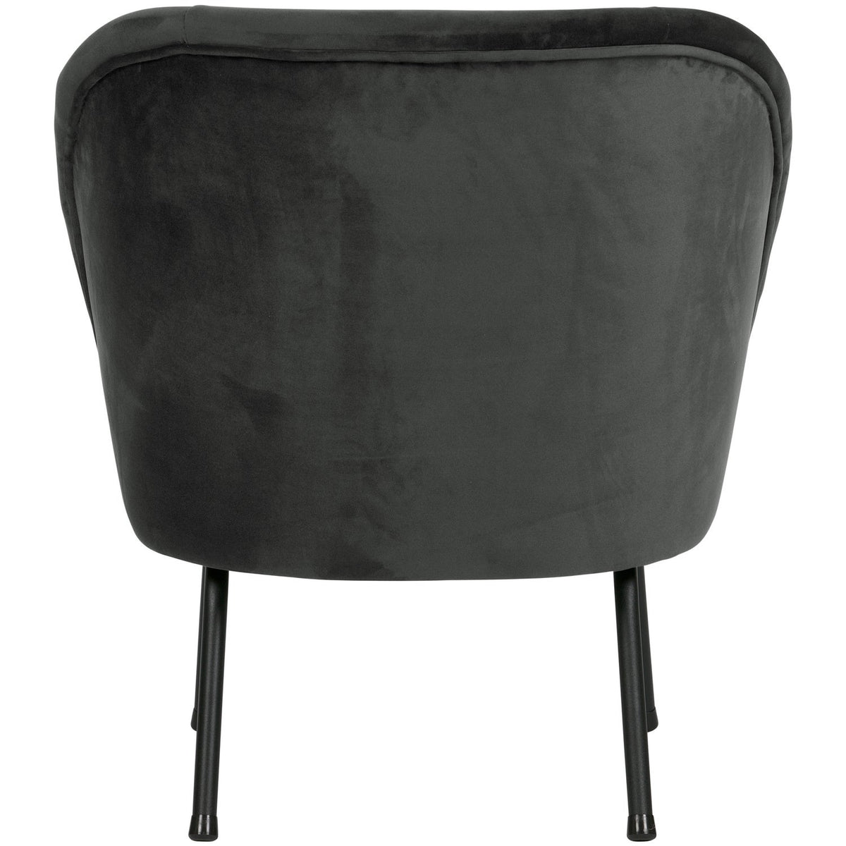 Vogue Fauteuil Velvet Zwart