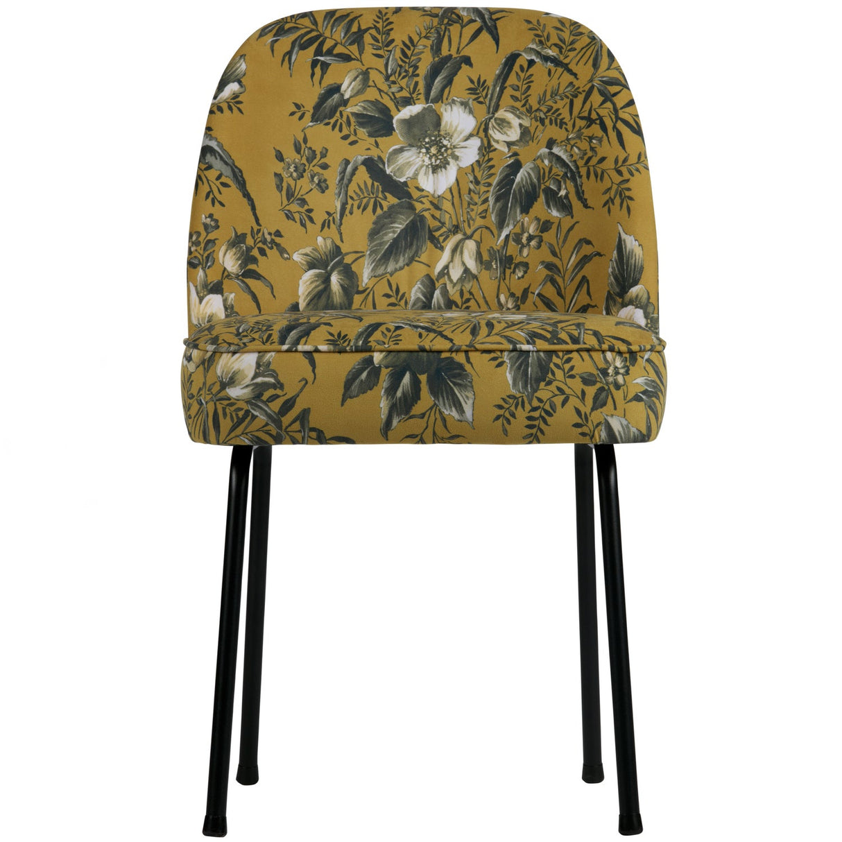 Vogue Eetkamerstoel Velvet Poppy Mosterd