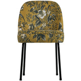 Vogue Eetkamerstoel Velvet Poppy Mosterd