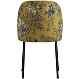 Vogue Eetkamerstoel Velvet Poppy Mosterd
