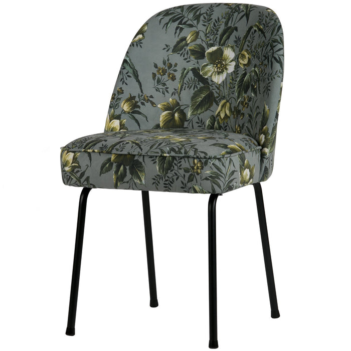 Vogue Eetkamerstoel Velvet Poppy Grijs