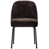 Vogue Eetkamerstoel 3 D Chenille Donkerbruin
