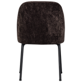 Vogue Eetkamerstoel 3 D Chenille Donkerbruin