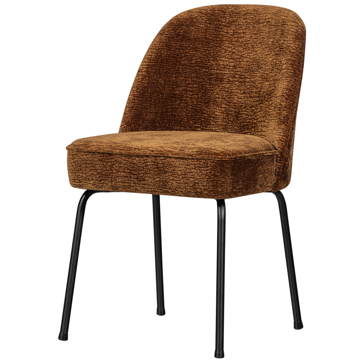 Vogue Eetkamerstoel 3 D Chenille Middenbruin