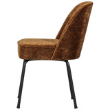 Vogue Eetkamerstoel 3 D Chenille Middenbruin