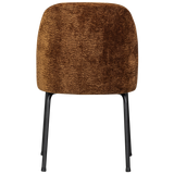 Vogue Eetkamerstoel 3 D Chenille Middenbruin