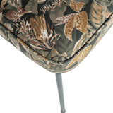 Vogue Eetkamerstoel Velvet Bouquet Zwart
