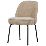 Vogue Eetkamerstoel 3 D Chenille Zand