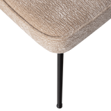 Vogue Eetkamerstoel 3 D Chenille Zand