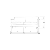 Rodeo Classic 2,5 Zits Bank Velvet Pistache