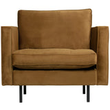 Rodeo Classic Fauteuil Velvet Honinggeel
