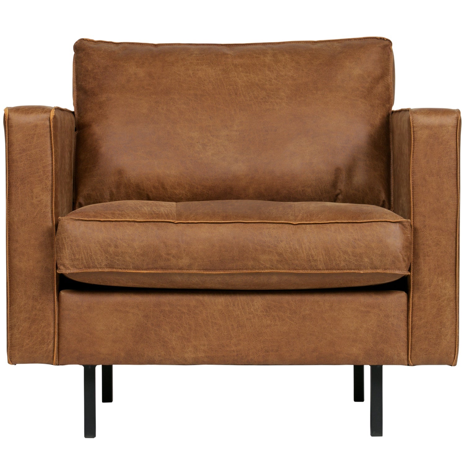 Rodeo Classic Fauteuil Ecoleer Cognac