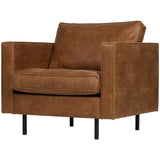 Rodeo Classic Fauteuil Ecoleer Cognac