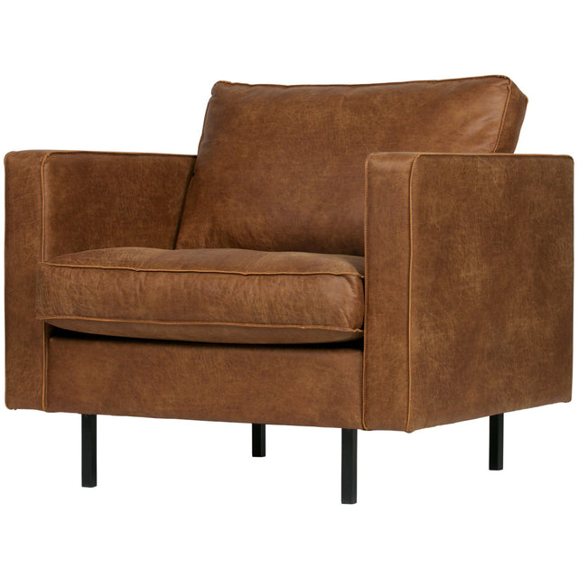 Rodeo Classic Fauteuil Ecoleer Cognac