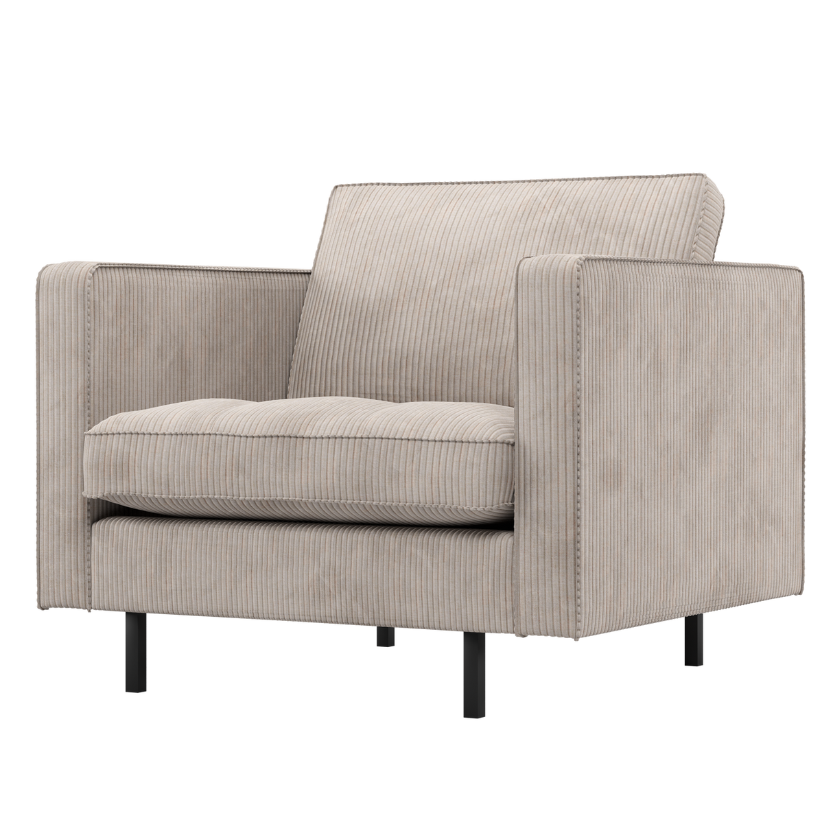 Rodeo Classic Fauteuil Ribstof Ecru