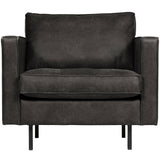 Rodeo Classic Fauteuil Ecoleer Zwart