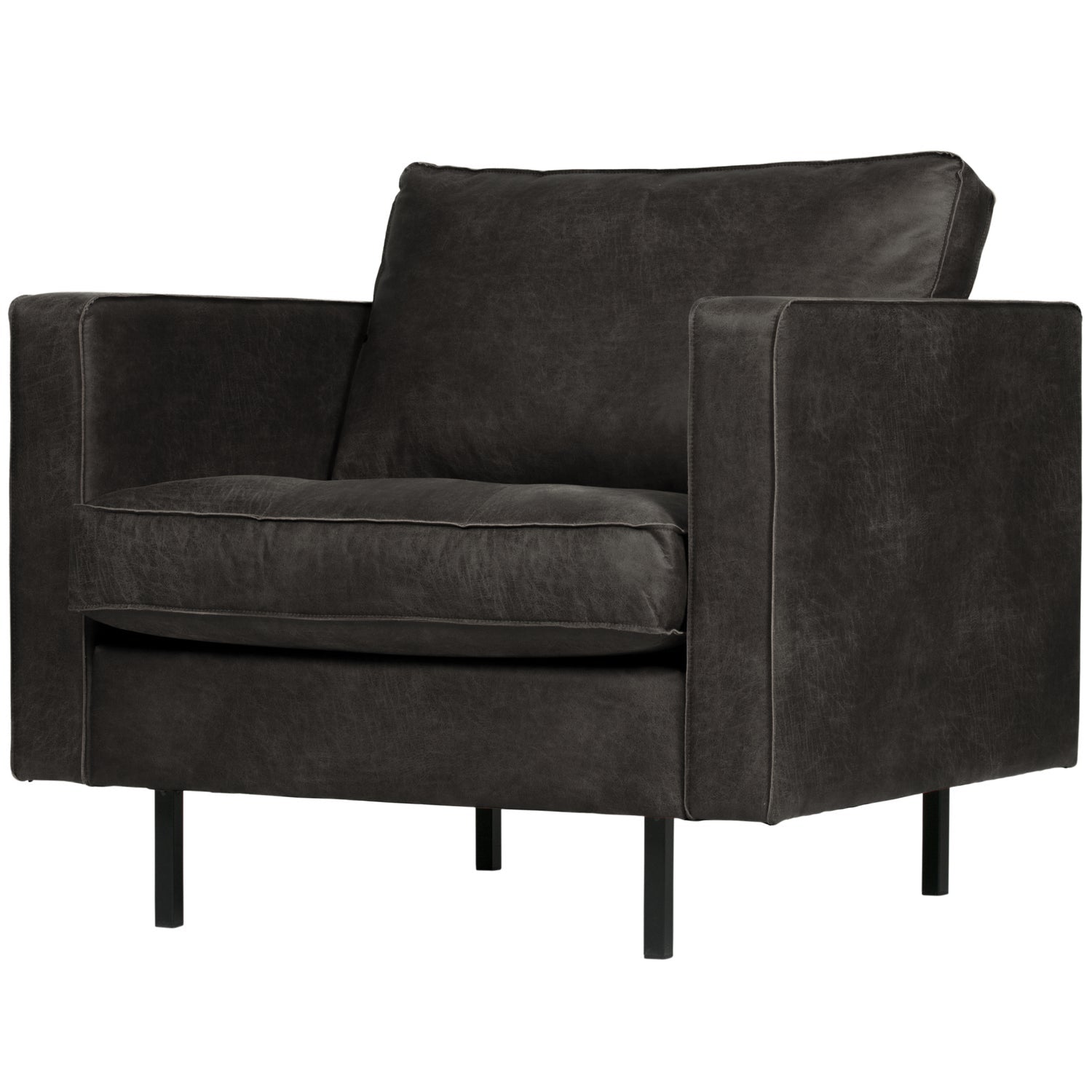 Rodeo Classic Fauteuil Ecoleer Zwart