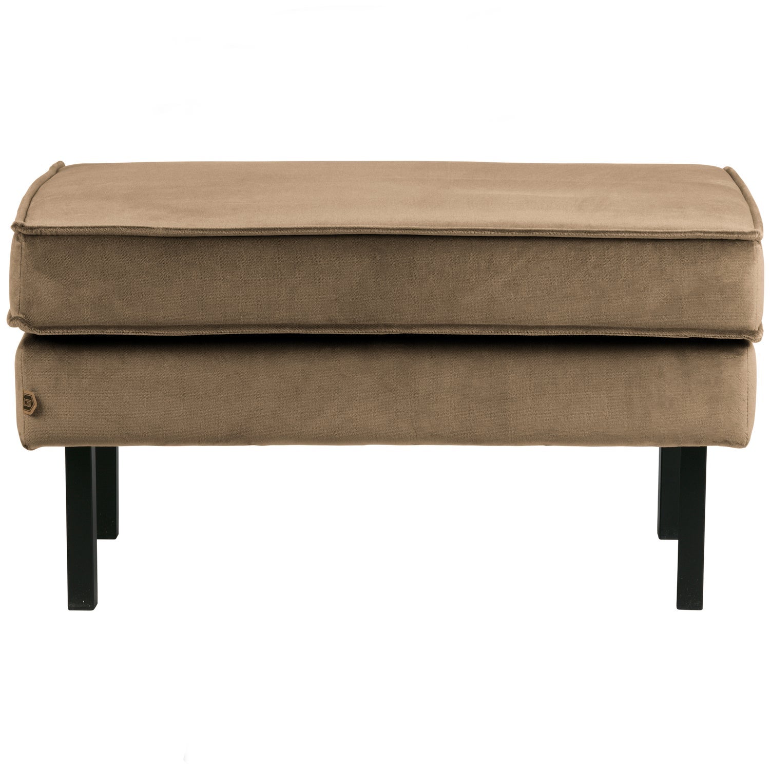 Rodeo Hocker Op Poten Velvet Taupe