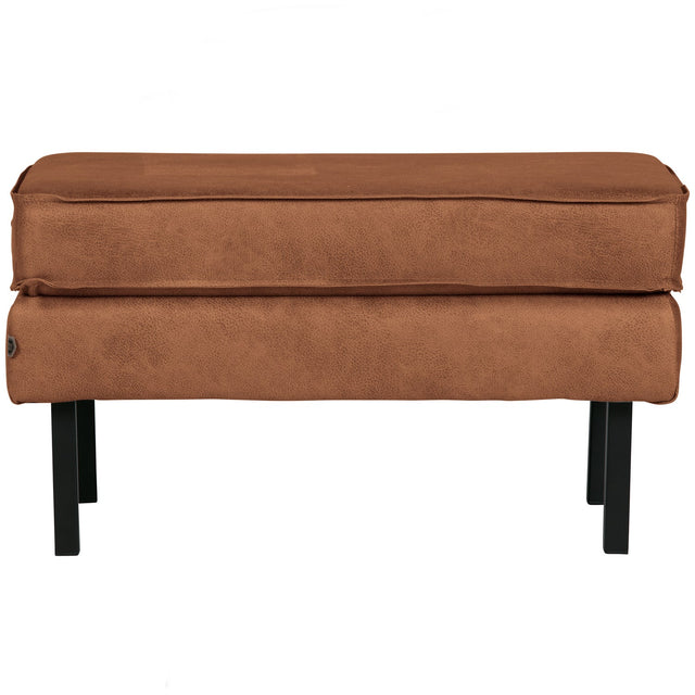 Rodeo Hocker Op Poten Ecoleer Cognac