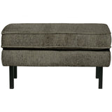 Rodeo Hocker Op Poten Structure Velvet Frost