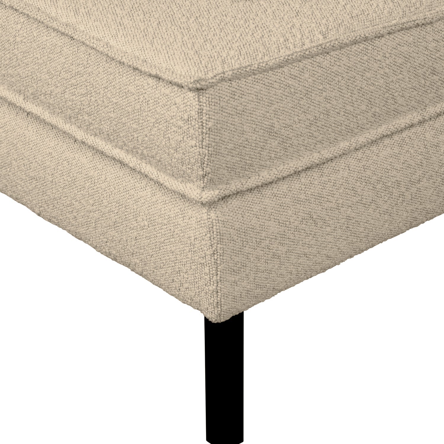 Rodeo Hocker Op Poten Boucle Beige