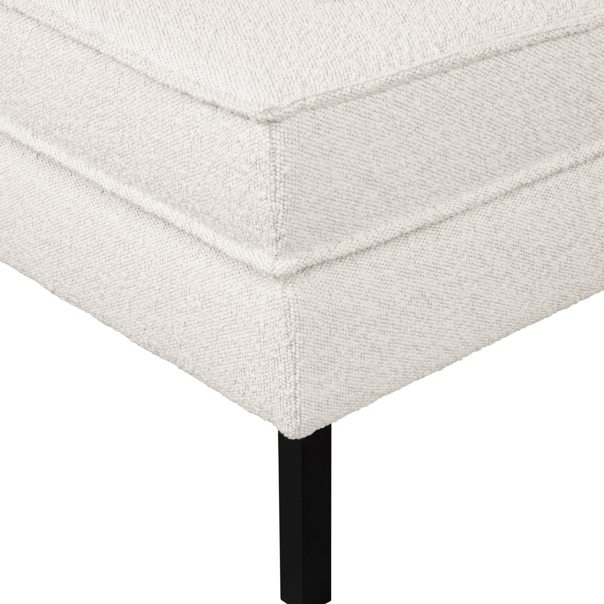 Rodeo Hocker Op Poten Boucle Naturel