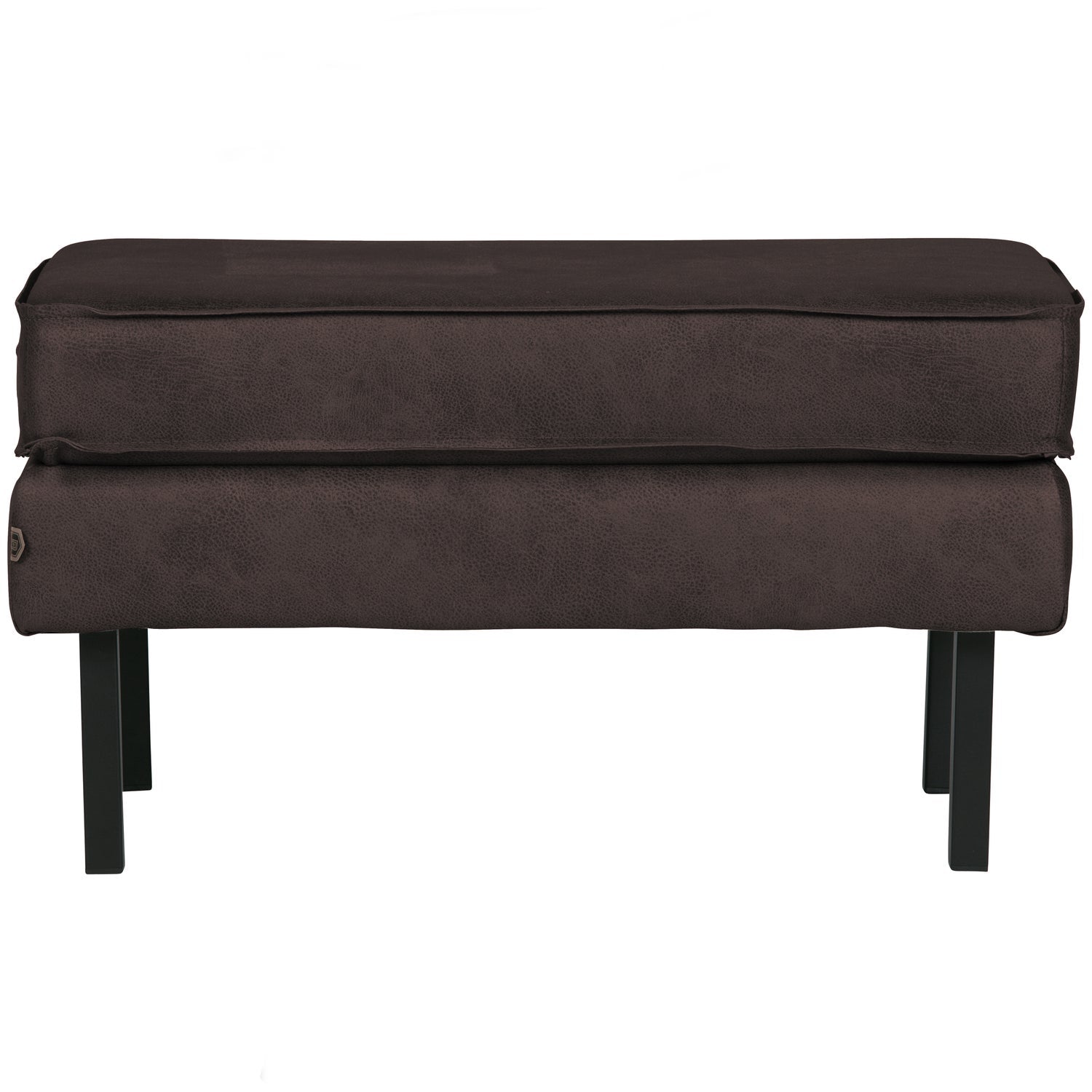 Rodeo Hocker Op Poten Ecoleer Zwart