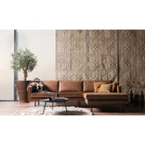 Rodeo Chaise Longue Bank Rechts Ecoleer Cognac