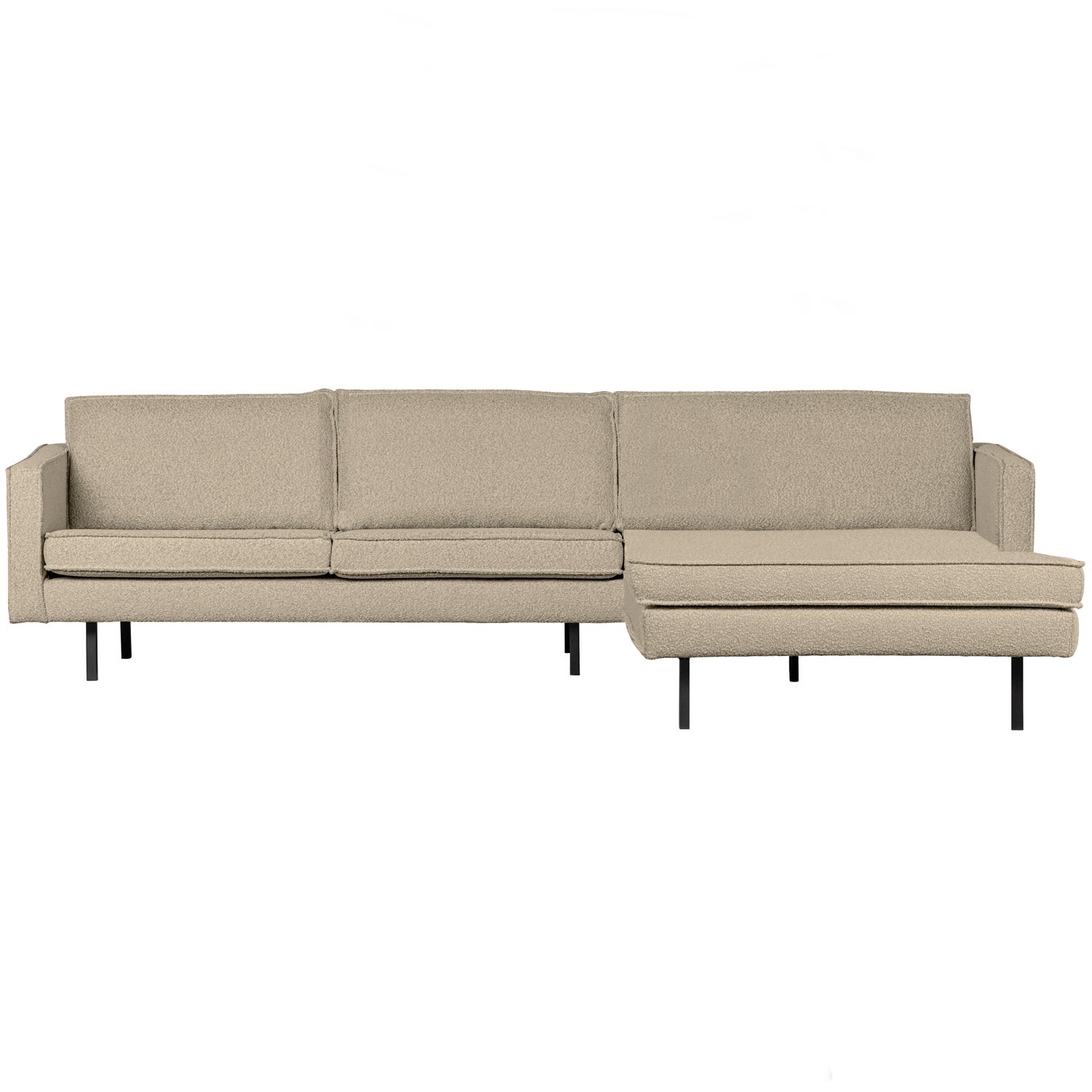 Rodeo Chaise Longue Bank Rechts Boucle Beige