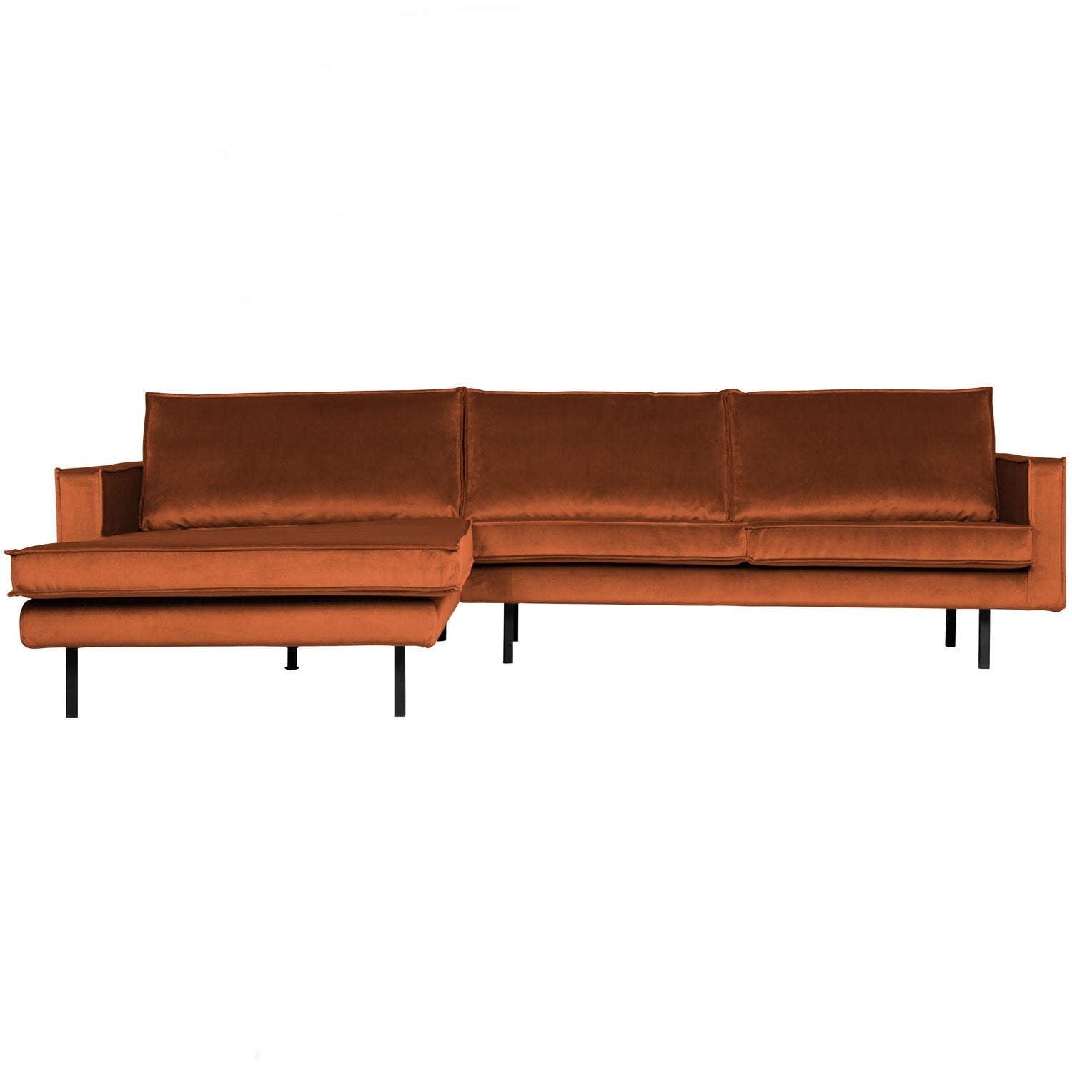 Rodeo Chaise Longue Bank Links Velvet Roest