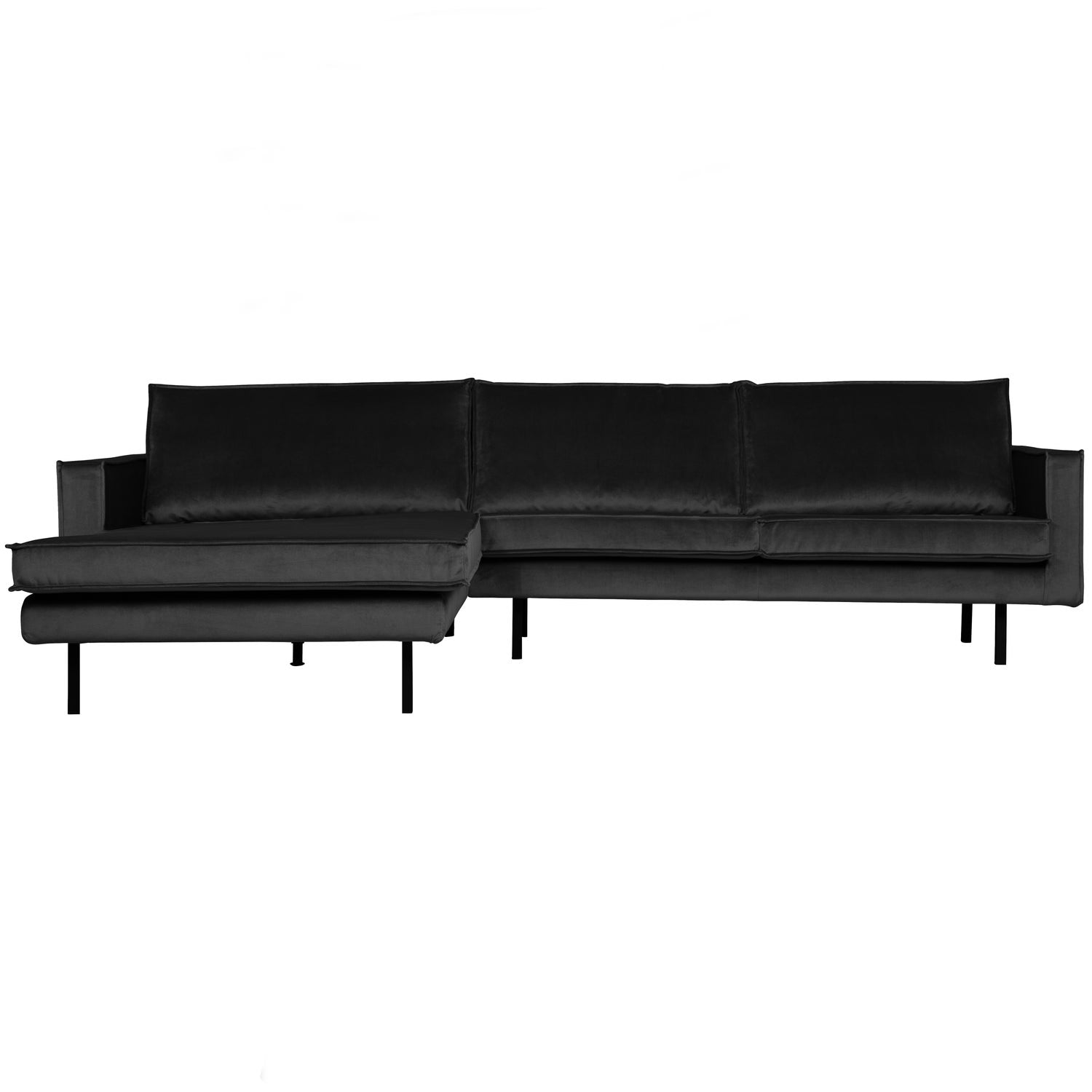 Rodeo Chaise Longue Bank Links Velvet Antraciet