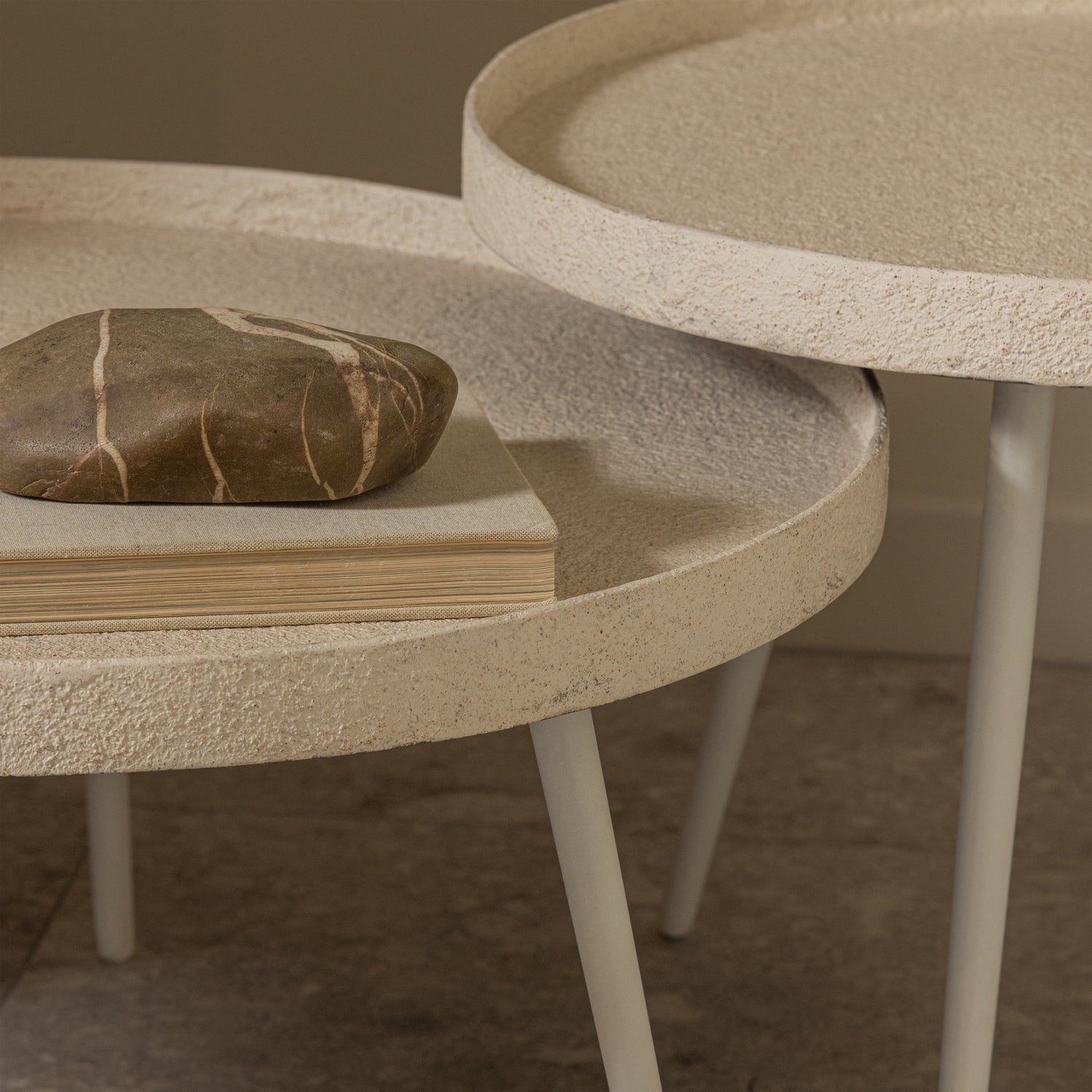 Bounds Bijzettafel L Hout/Metaal Naturel 44 Xo58 Cm