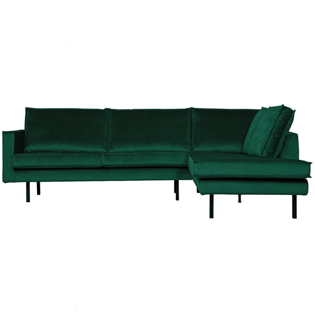 Rodeo Hoekbank Rechts Velvet Bosgroen