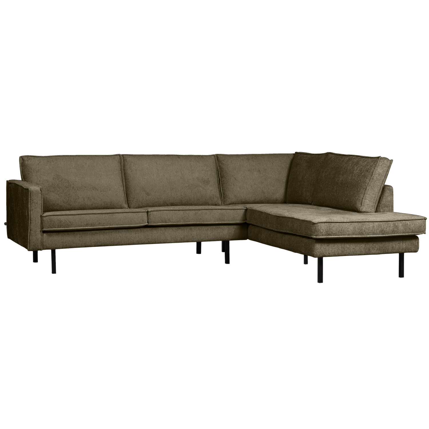 Rodeo Hoekbank Rechts Structure Velvet Bonsai