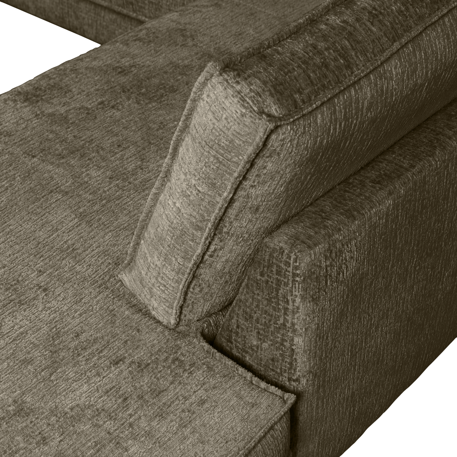 Rodeo Hoekbank Rechts Structure Velvet Bonsai