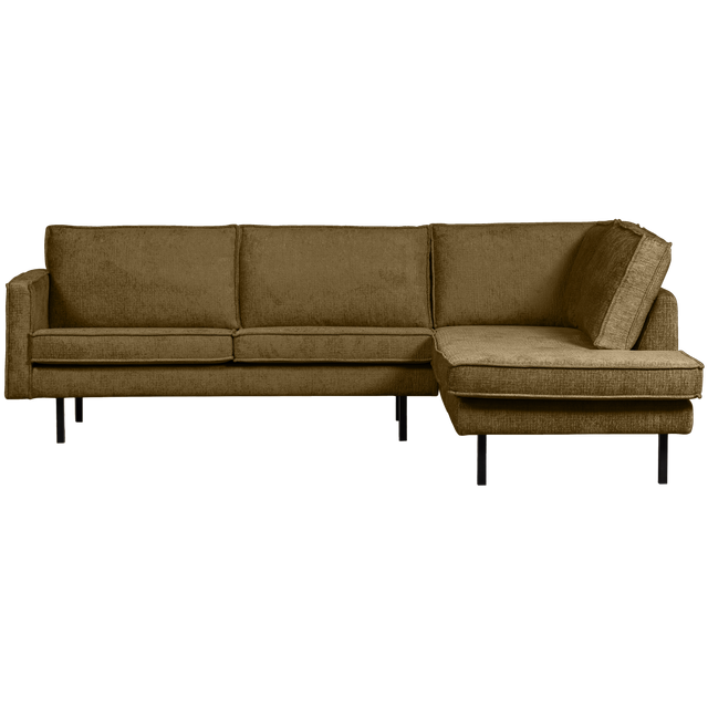 Rodeo Hoekbank Rechts Structure Velvet Brass