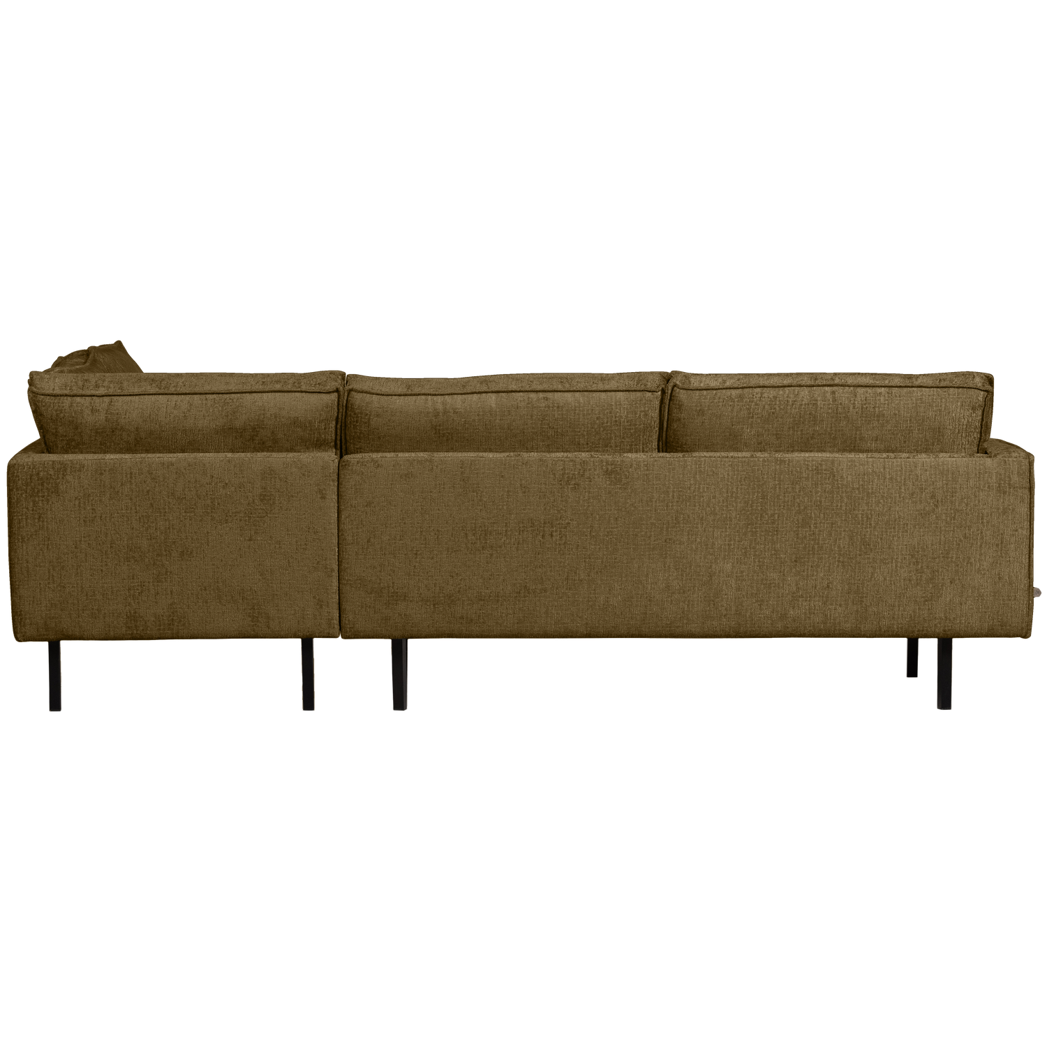 Rodeo Hoekbank Rechts Structure Velvet Brass