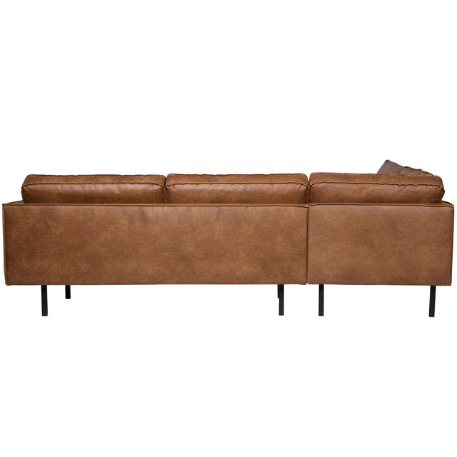 Rodeo Hoekbank Links Ecoleer Cognac