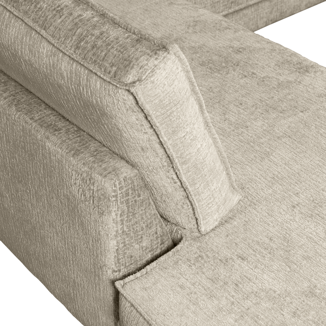 Rodeo Hoekbank Links Structure Velvet Wheatfield