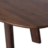 Roundly Eettafel/Bureau Mango Hout Walnoot 200 X100