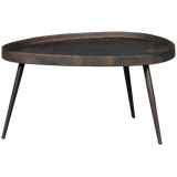 Crude Bijzettafels Antique Brons Set Van 2