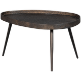 Crude Bijzettafels Antique Brons Set Van 2