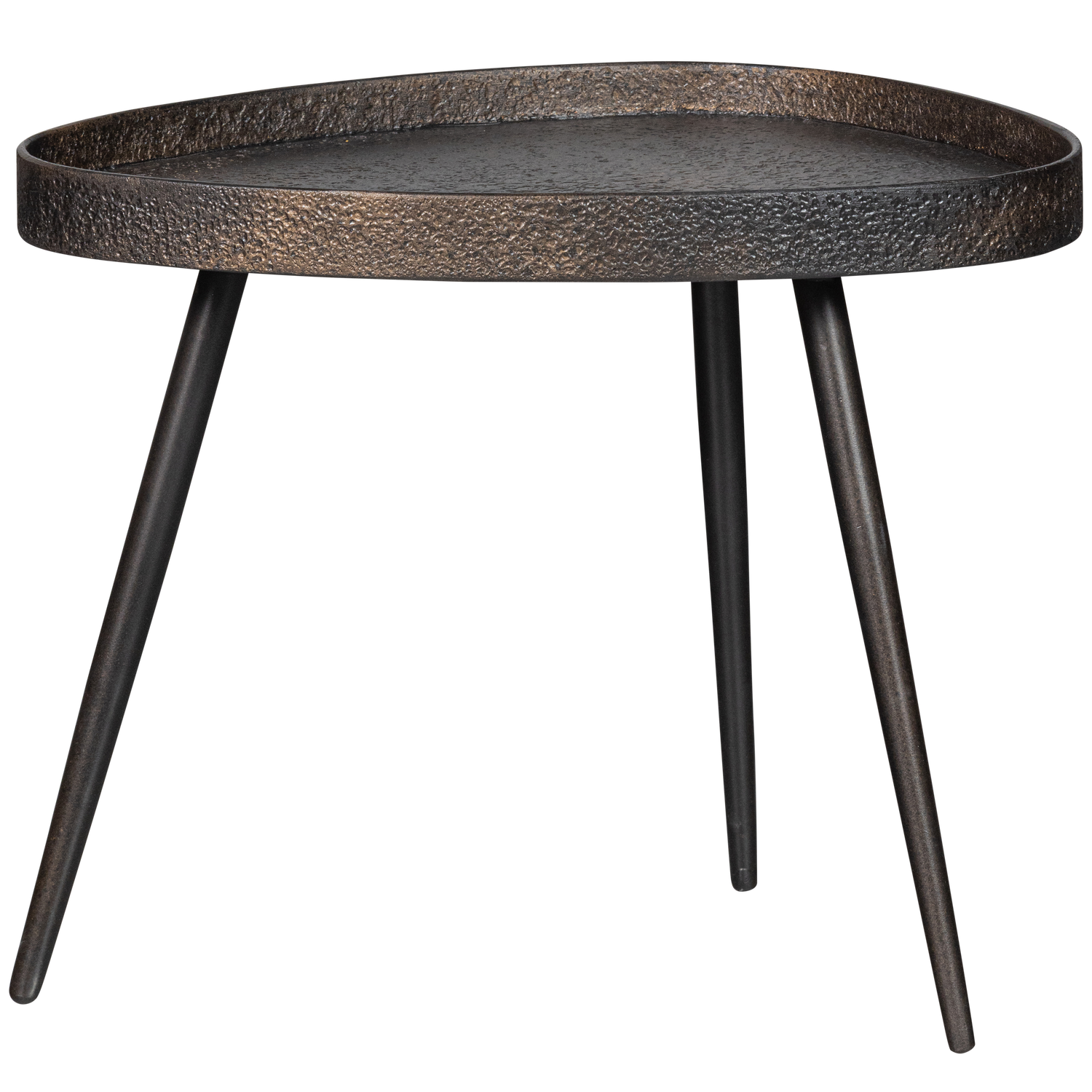 Crude Bijzettafels Antique Brons Set Van 2