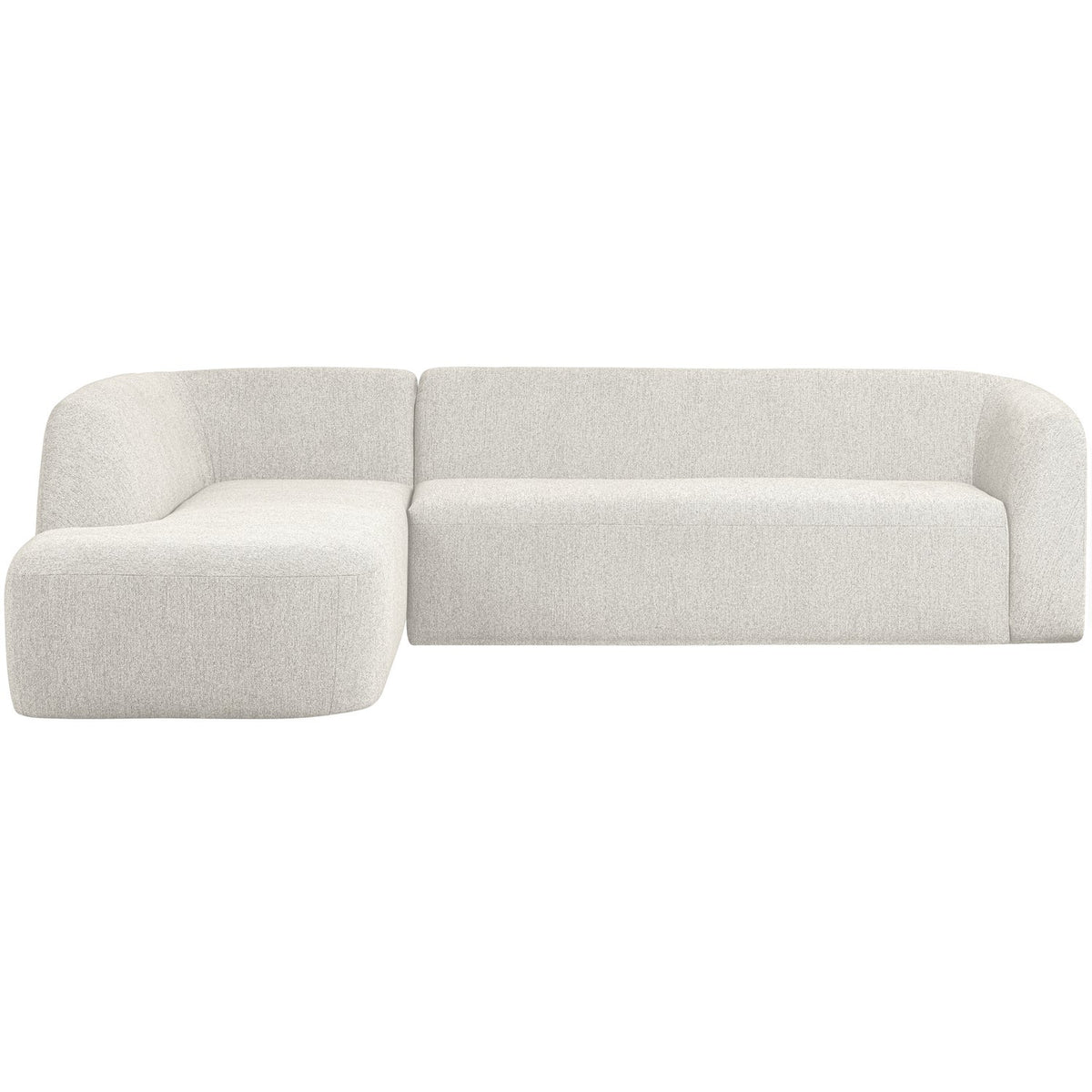 Sloping Hoekbank Links Pearl Melange