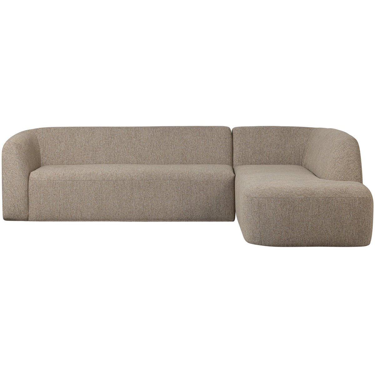 Sloping Hoekbank Rechts Naturel Melange