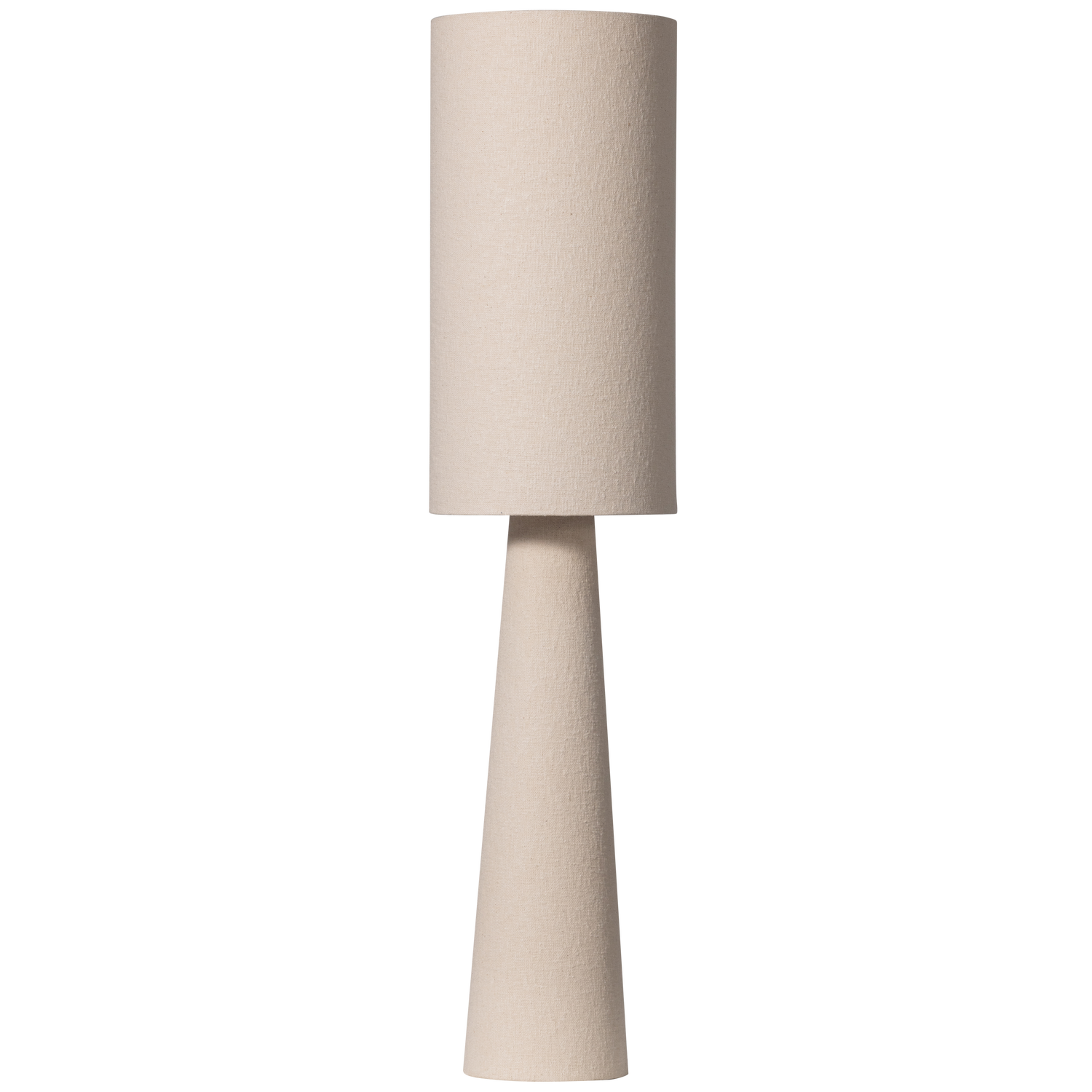Loft Vloerlamp Metaal/Boucle Naturel 130 Xo30 Cm