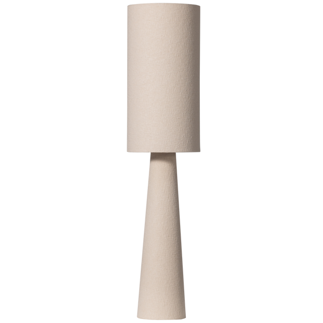 Loft Vloerlamp Metaal/Boucle Naturel 130 Xo30 Cm