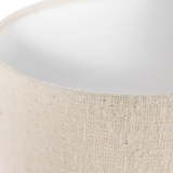 Loft Vloerlamp Metaal/Boucle Naturel 130 Xo30 Cm