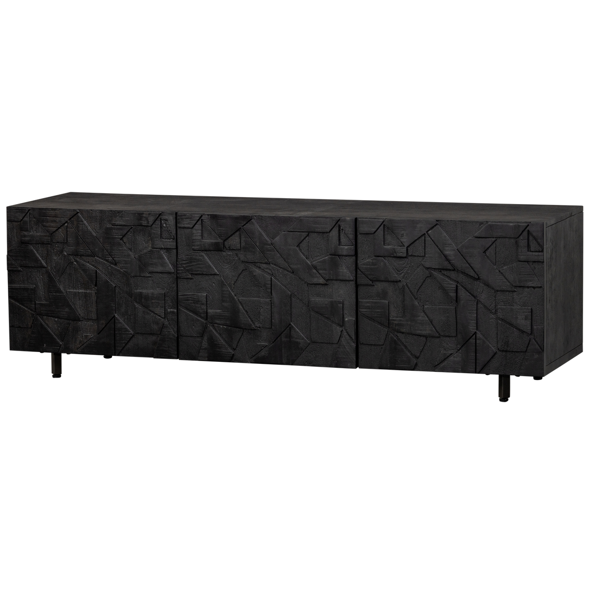 Counter Tv Meubel Mango Zwart