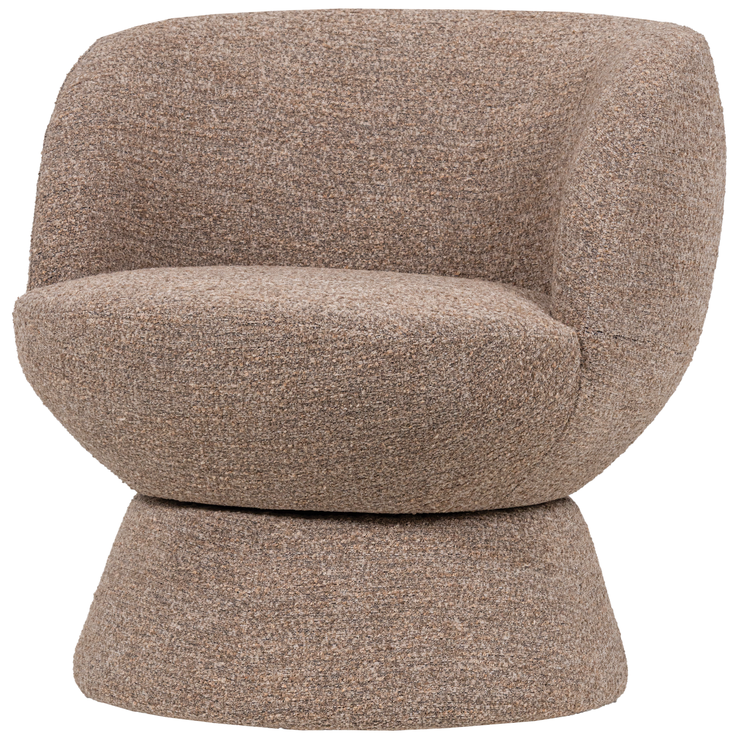 Shuffle Draaifauteuil Bruin Melange
